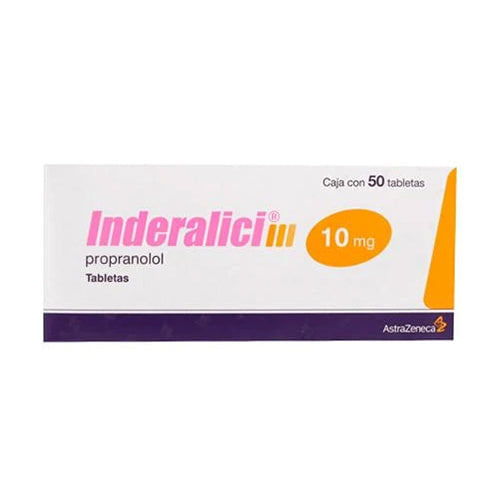 Inderalici 10 Mg Tabletas 50