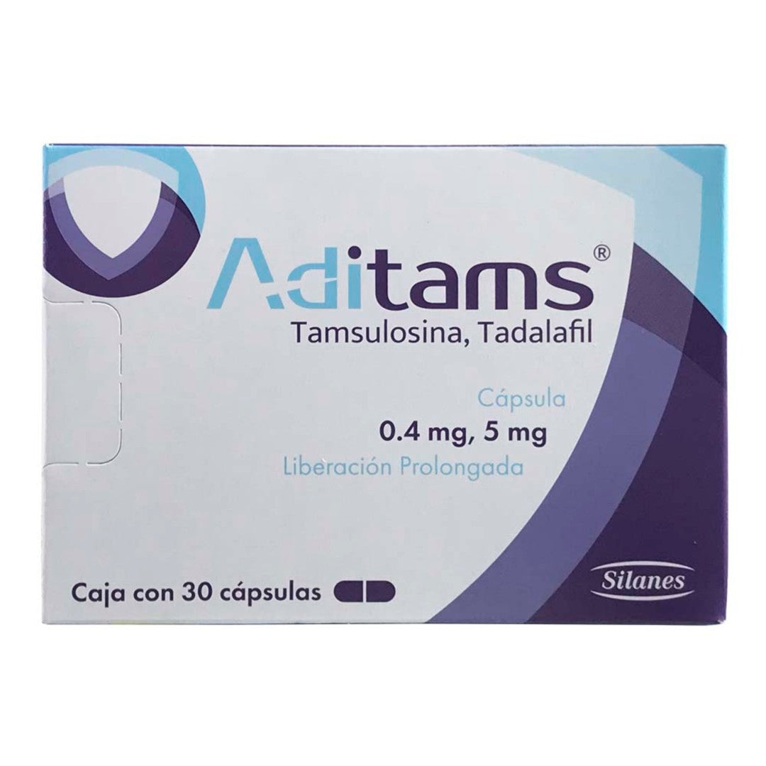 Aditams Lp 0.4/5 Mg Con 30 Capsulas
