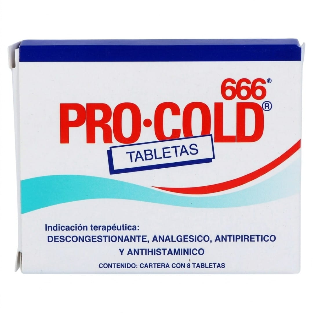 Pro-Cold 666 Con 8 Tabletas