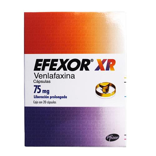 Efexor-Xr 75 Mg Con 20 Capsulas