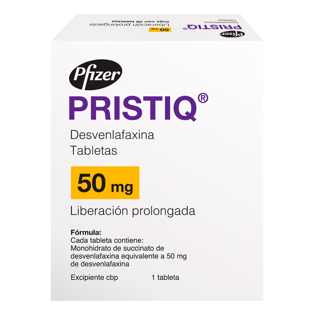 Pristiq 50 Mg Con 28 Tabletas