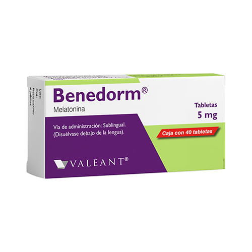 Benedorm 5 Mg Con 40 Tabletas