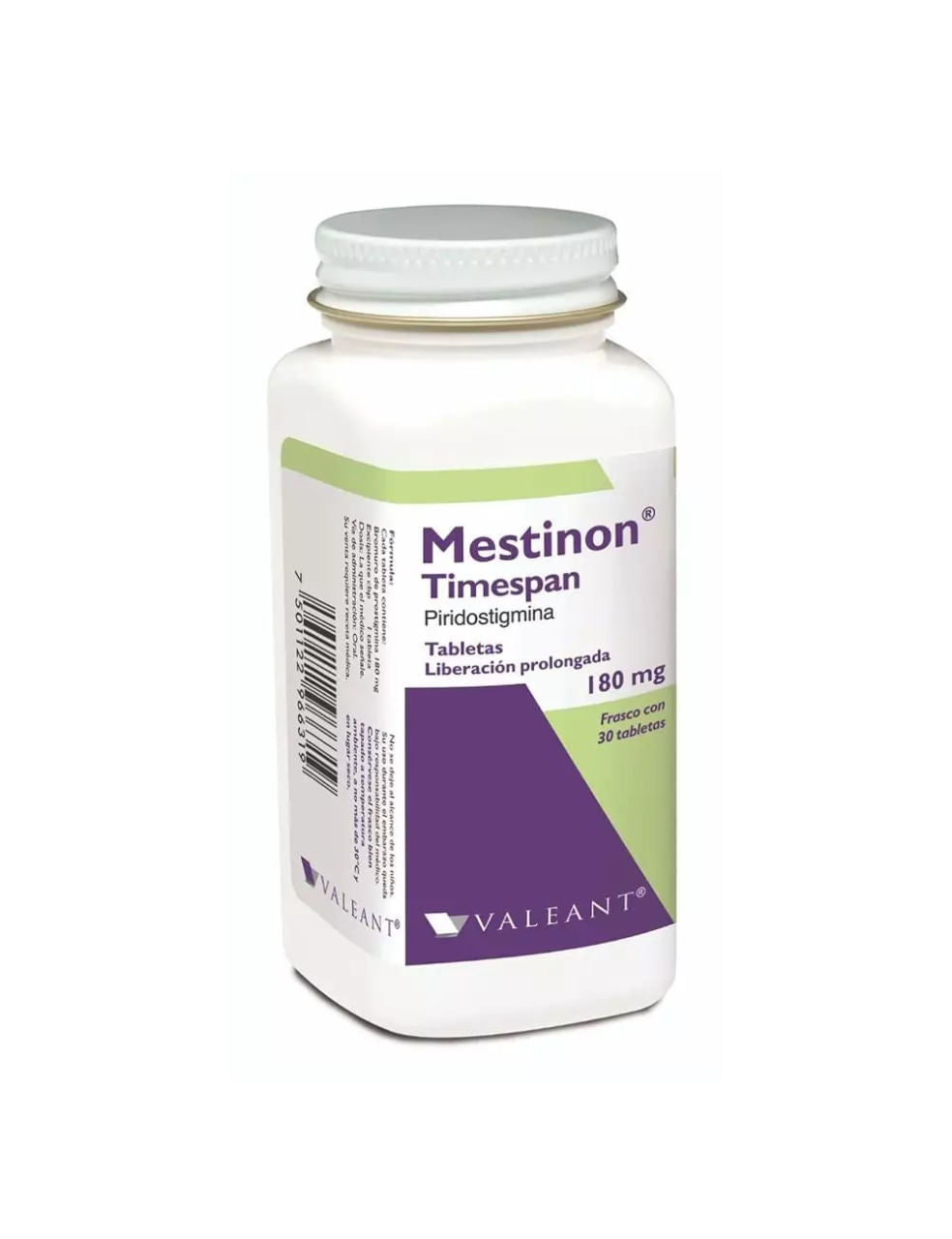 Mestinon Timespan 180 Mg Con 30 Tabletas