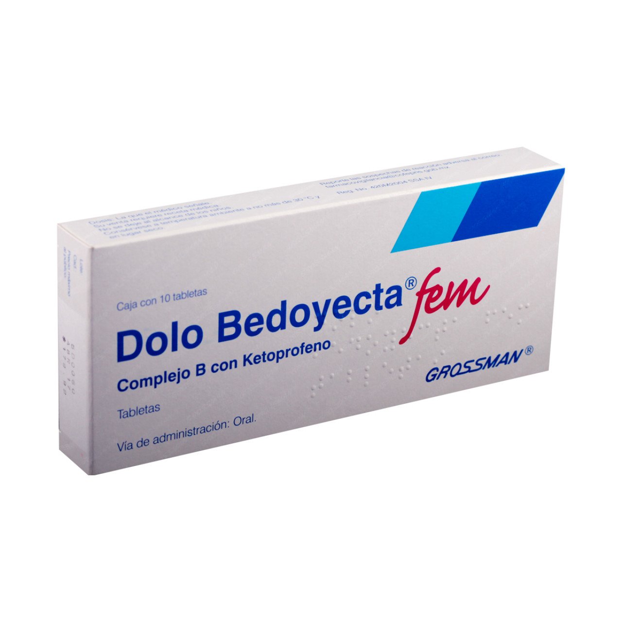 Dolo Bedoyecta Fem 100 Mg Con 10 Tabletas