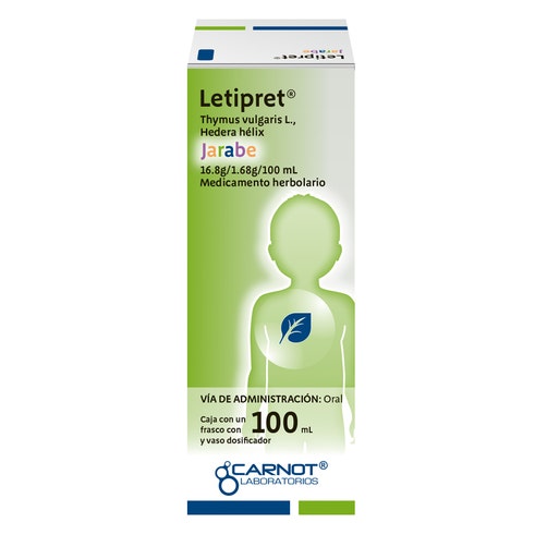 Letipret 16.8 G / 1.68 G Jarabe Frasco 100 Ml