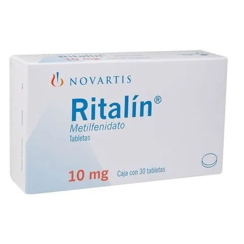 Ritalin 10 Mg Con 30 Comprimidos