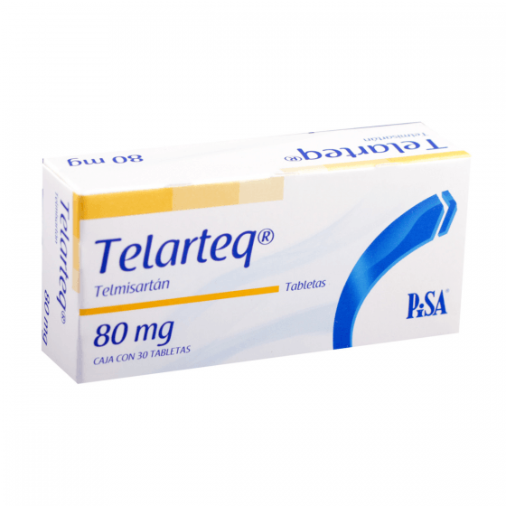 Telarteq 80 Mg Con 30 Tabletas