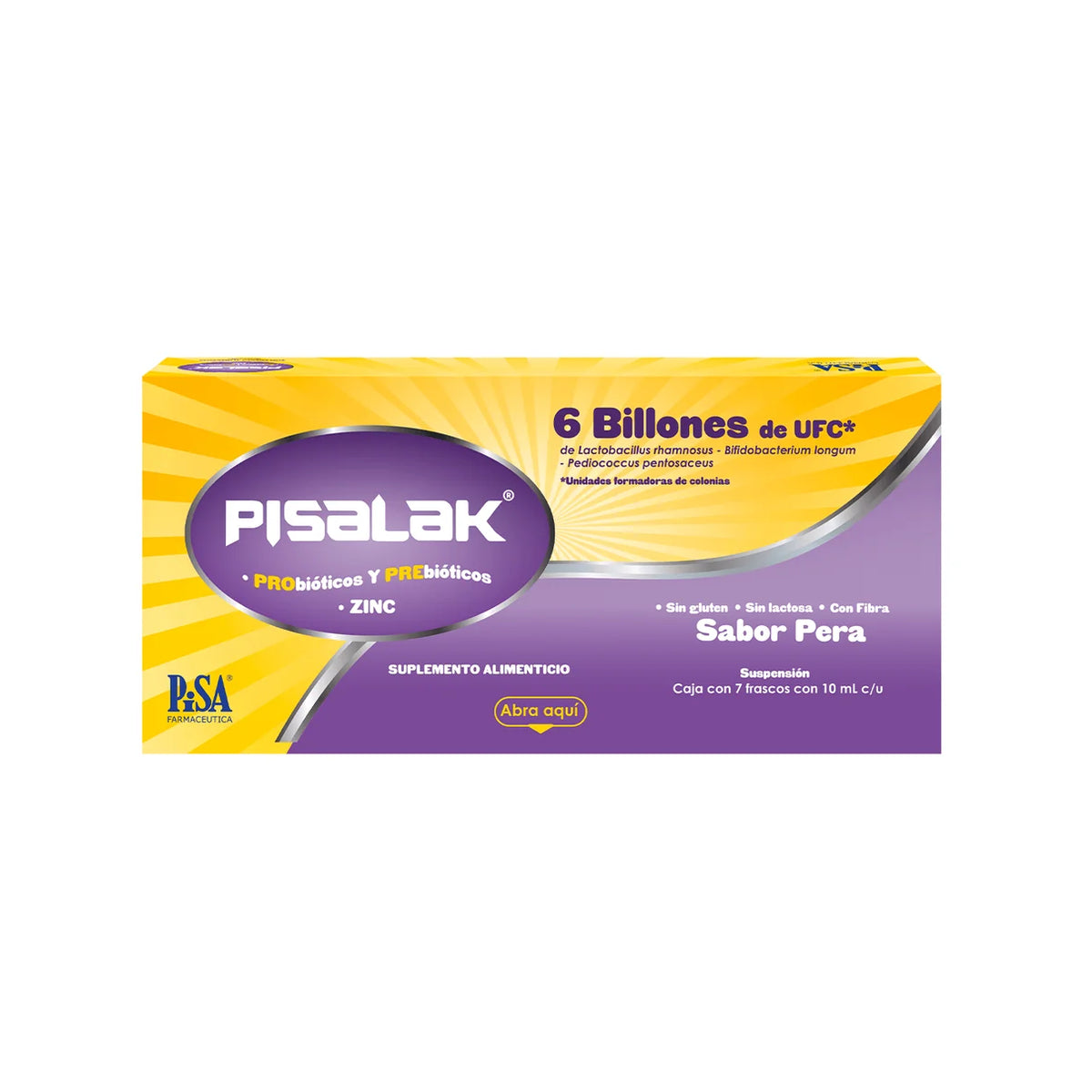 Pisalak Suplemento Alimenticio Con 7 Frascos De 10 Ml