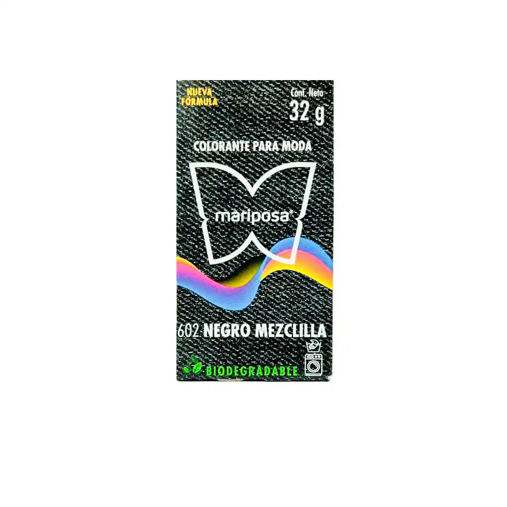 Colorante Mariposa Pastillas Negro Mezclilla