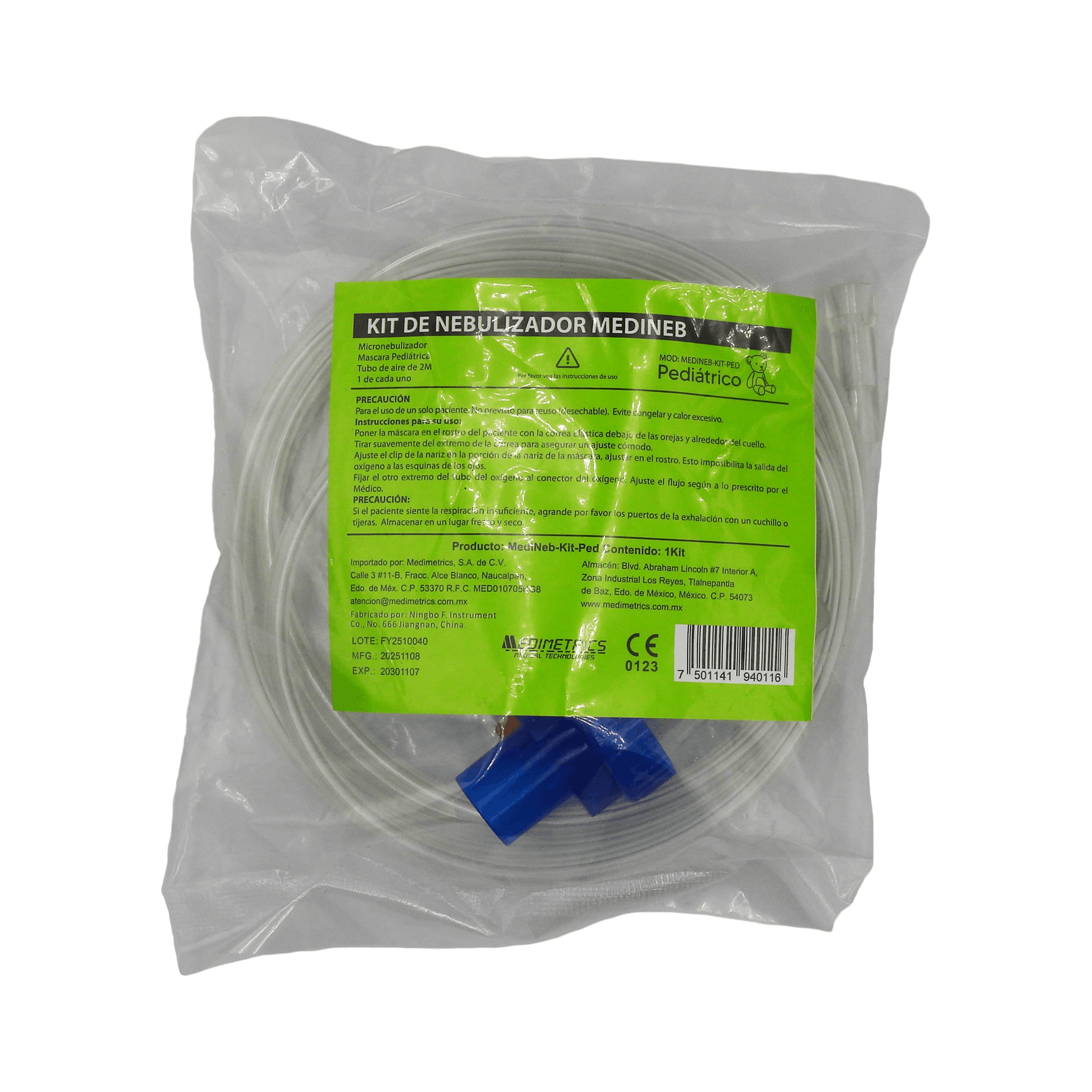 Kit Nebulizador Pediatrico Medineb