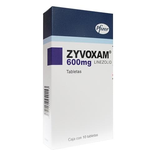 Zyvoxam 600 Mg Con 10 Tabletas