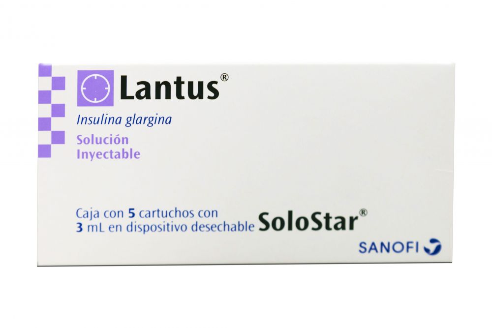 Lantus Solostar 100 Ui 5 X 3 Ml Insulina Glargina