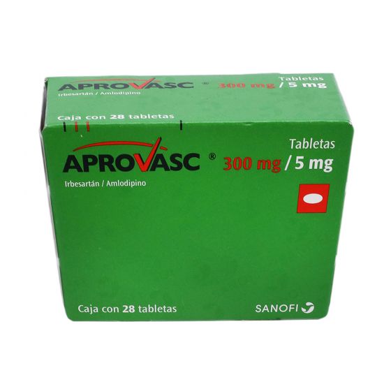 Aprovasc 300 Mg 5 Mg Con 28 Tabletas