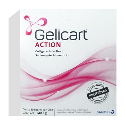 Gelicart Action Suplemento Alimenticio 600 Grs Con 30 Sobres