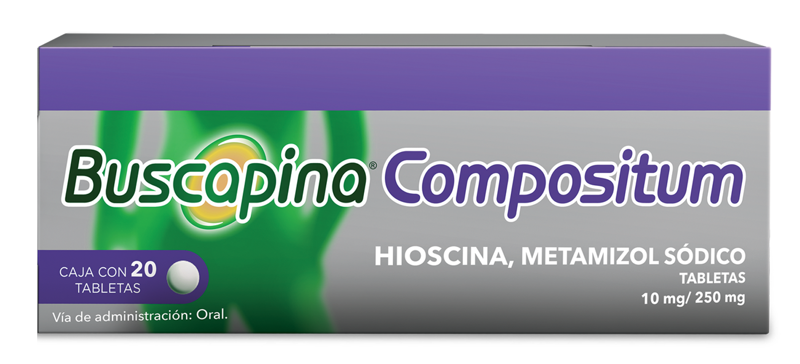 Buscapina Compositum 10/250 Mg Con 20 Tabletas
