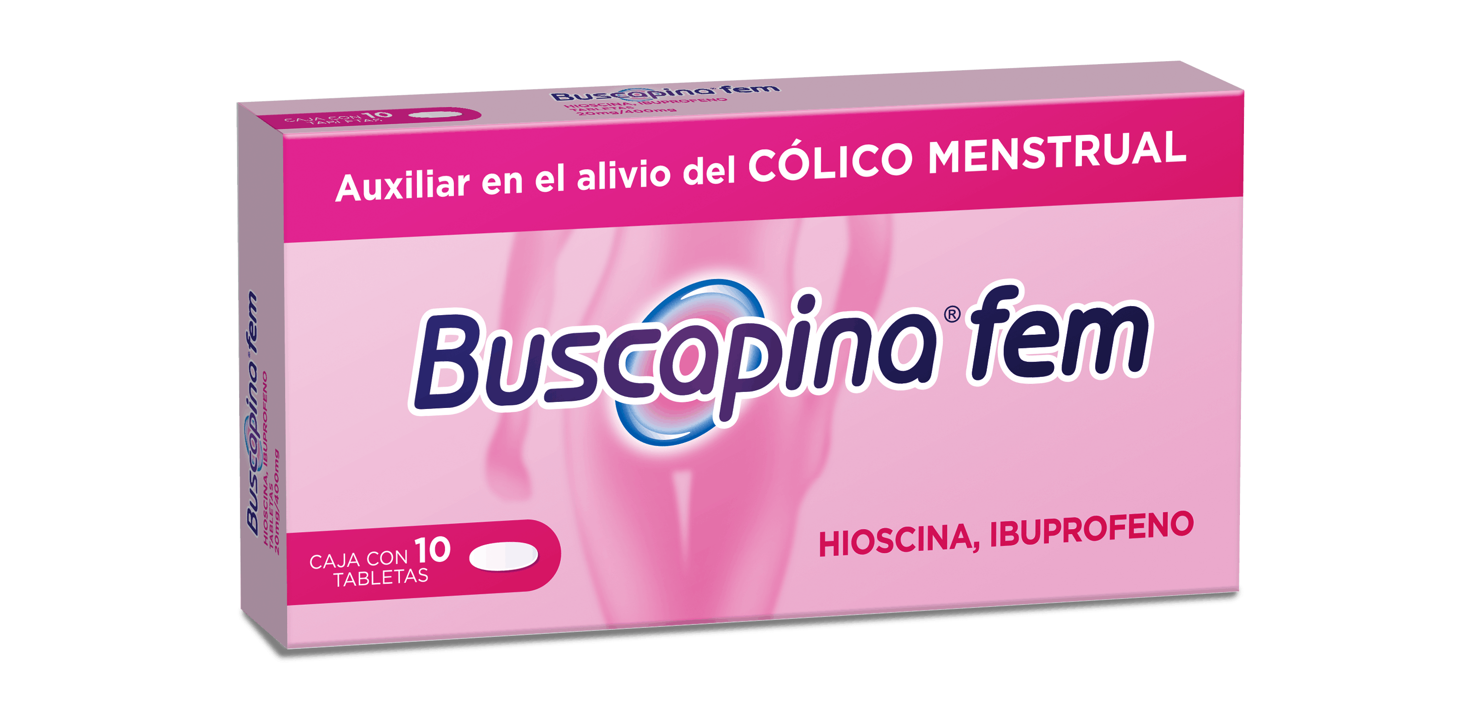 Buscapina Fem 20 400 Mg Con 10 Tabletas