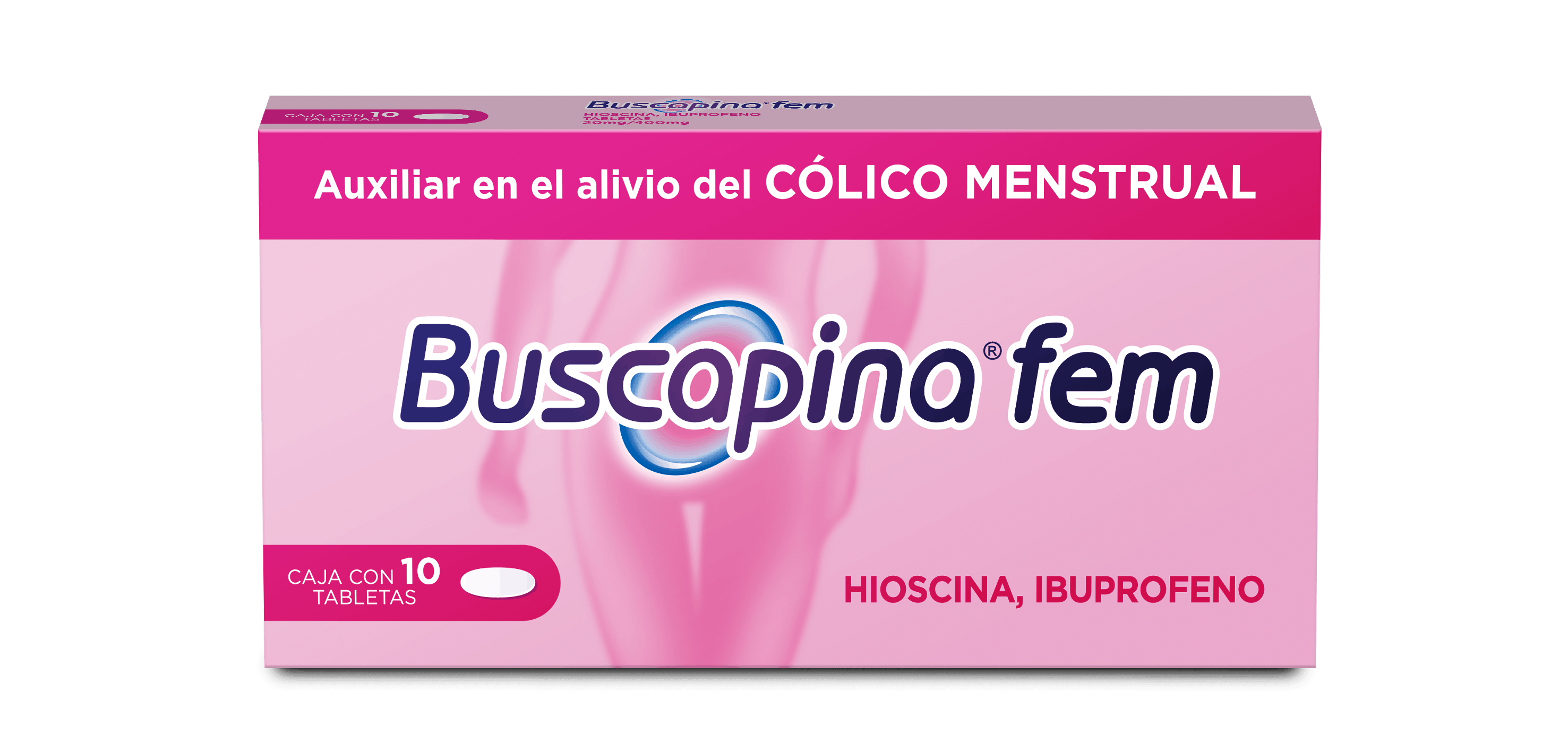 Buscapina Fem 20 400 Mg Con 10 Tabletas