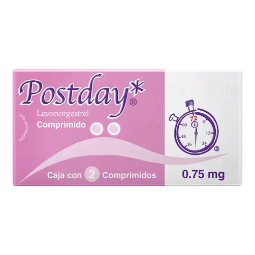 Postday 0.75 Mg Con 2 Tabletas