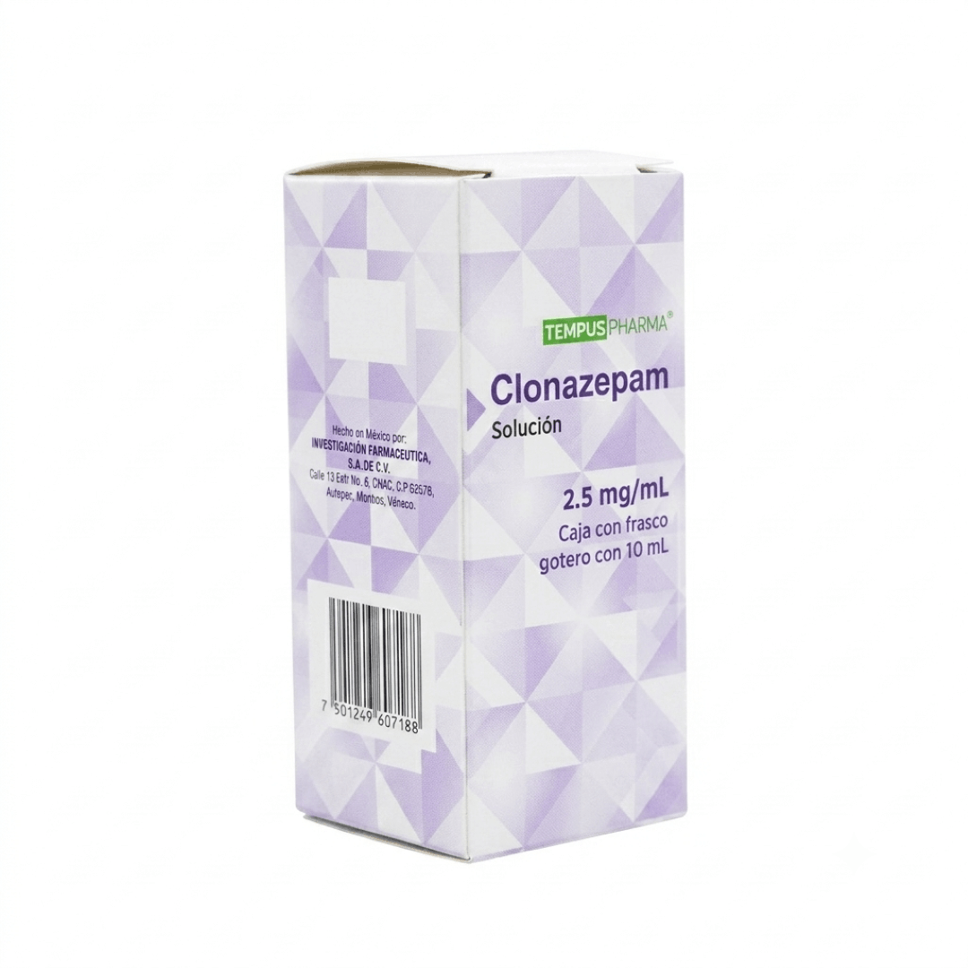 Clonazepam 2.5 Mg Solucion Frasco 10 Ml Tempus Pharma