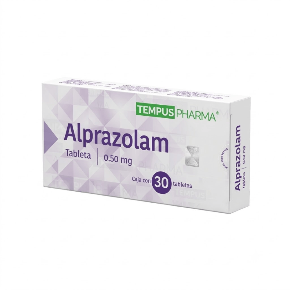 Alprazolam 0.50 Mg Con 30 Tabetas