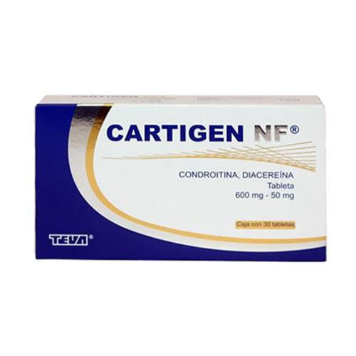 Cartigen Nf 50/600 Mg Con 30 Tabletas