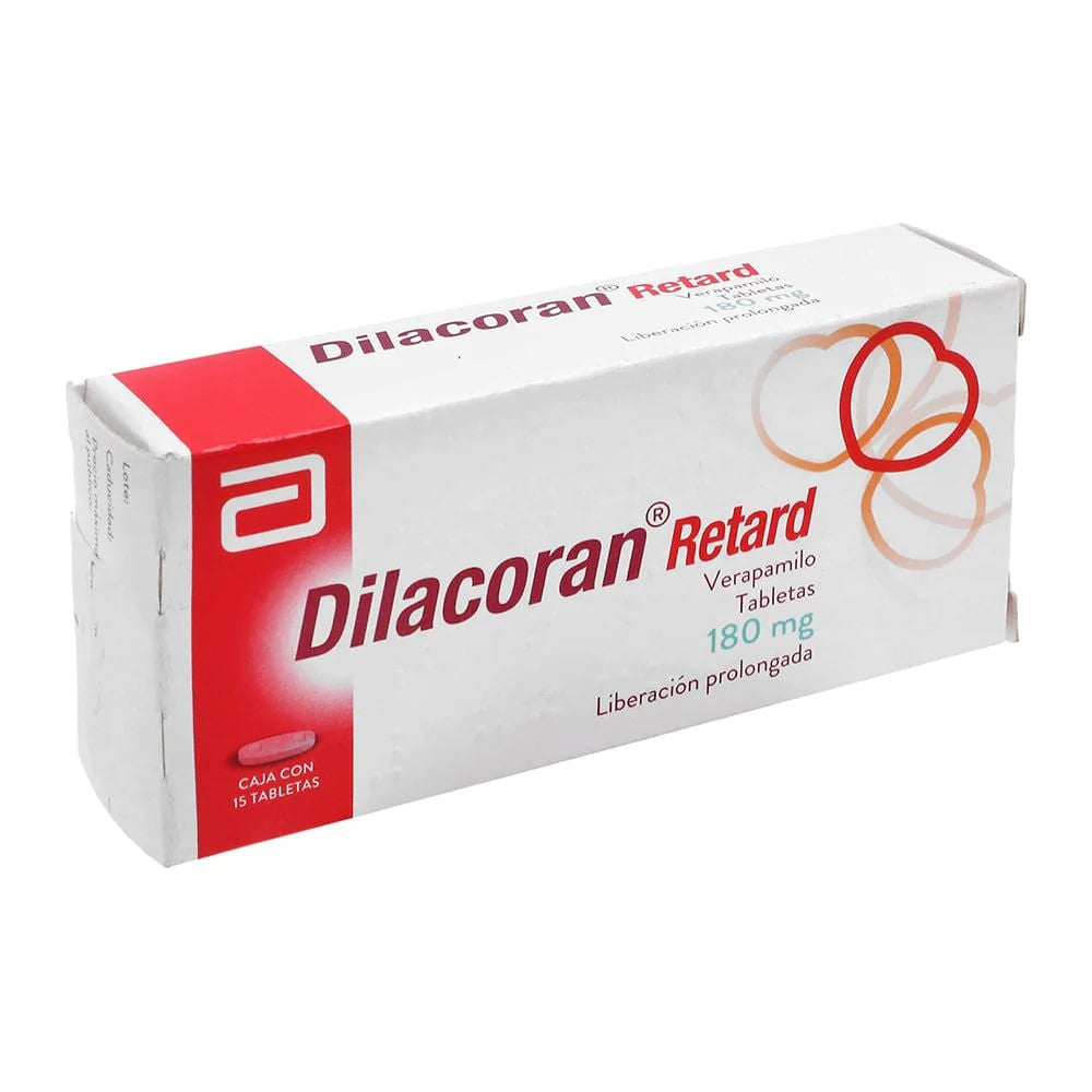 Dilacoran-Retard 180 Mg Tabletas Con 15