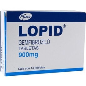 Lopid Revest 900 Mg Con 14 Tabletas