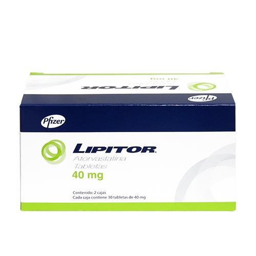 Lipitor 40 Mg Con 30 Tabletas Duo Pack