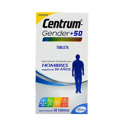 Centrum Gender+50 Hombres Tabletas  60