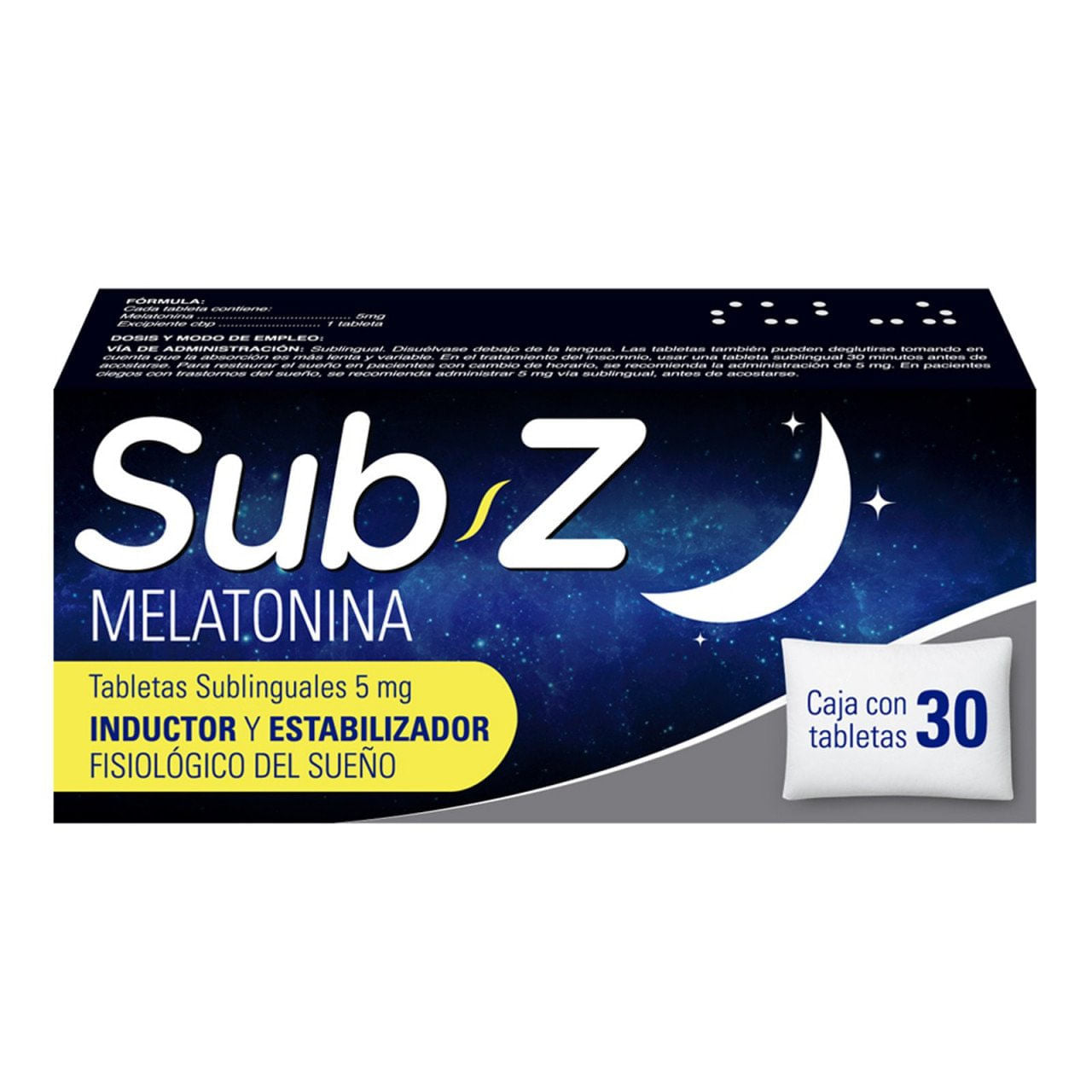 Sub-Z 5 Mg Con 30 Tabletas