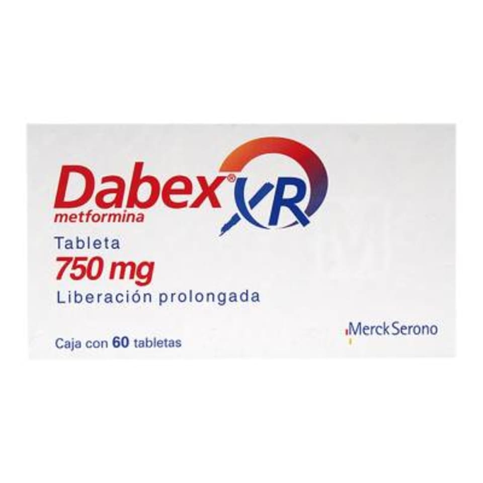 Dabex Xr 750 Mg Con 60 Tabletas