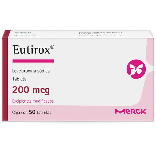 Eutirox 200 Mcg Con 50 Tabletas