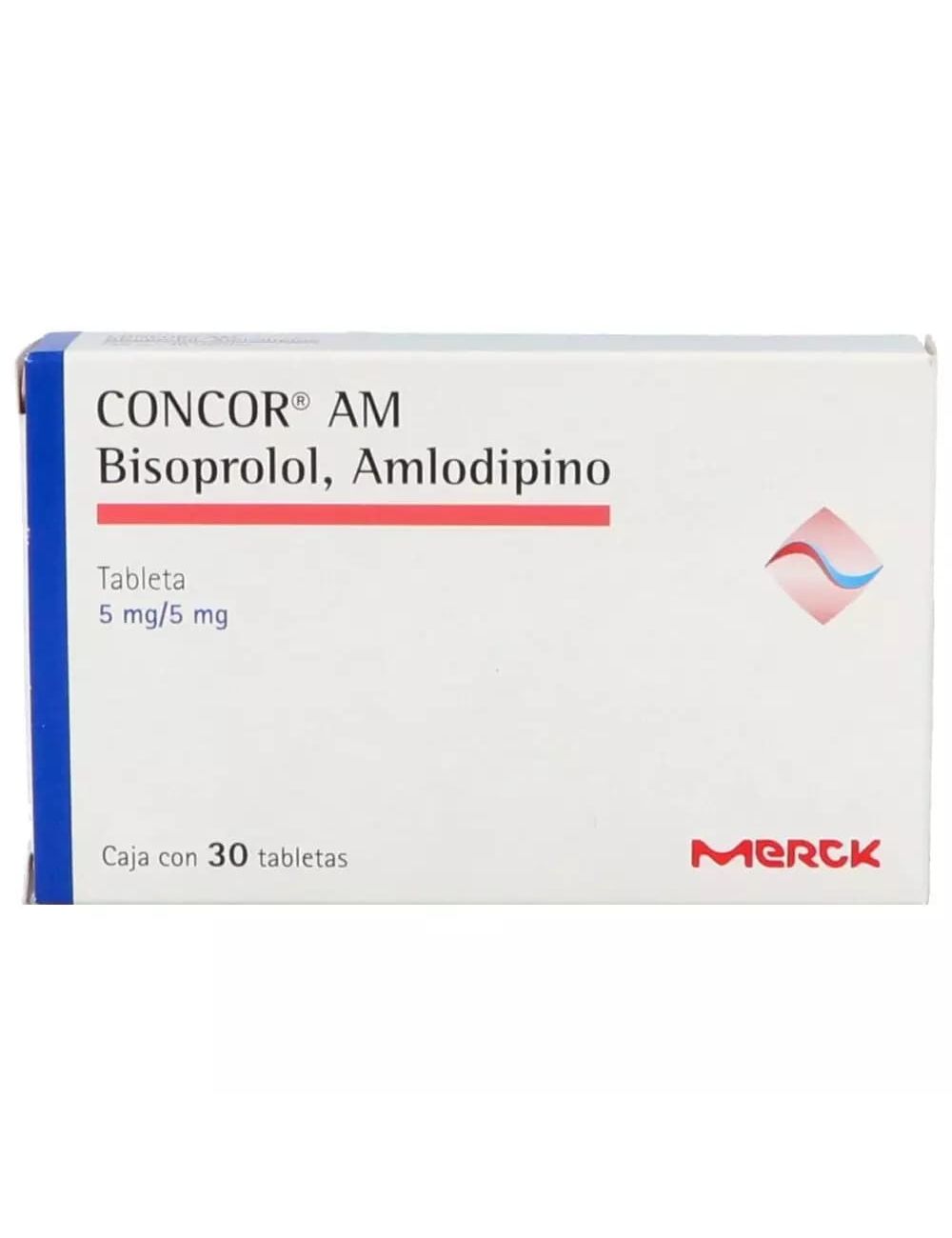 Concor Am 5 Mg/5 Mg Con 30 Tabletas