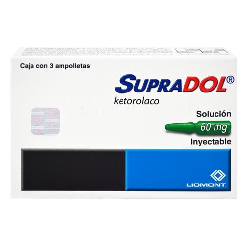 Supradol 60 Mg Solucion Inyectable 3X2 Ml