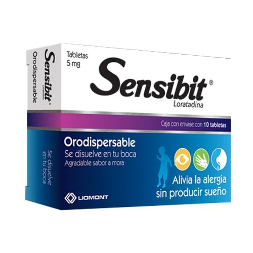 Sensibit Orodispersable 5 Mg Con 10 Tabletas