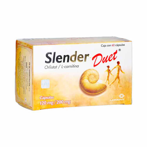 Slender-Duet 120/200 Mg Capsulas 60