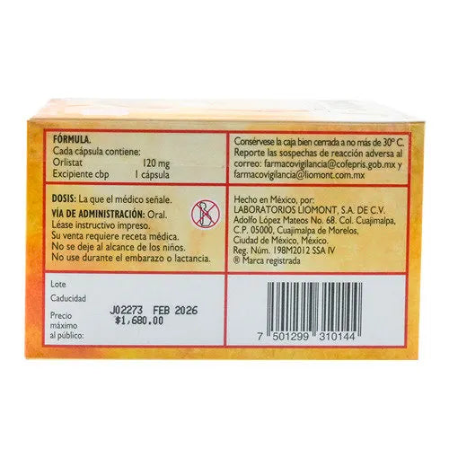 Slender 1 120 Mg Con 120 Capsulas