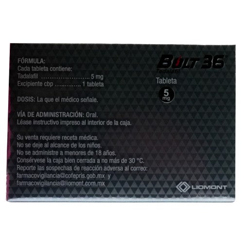 Bolt 36 5 Mg Con 28 Tabletas