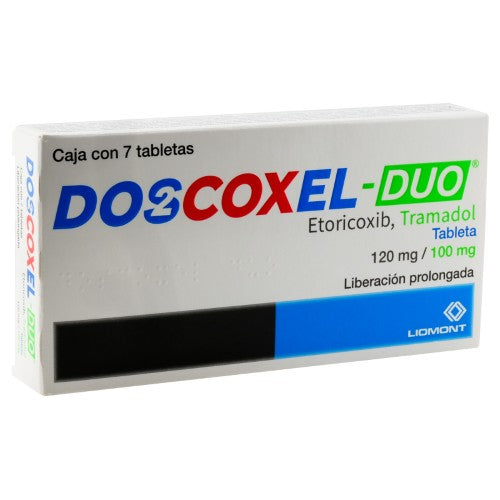 Doscoxel-Duo Lp 120/100 Mg Con 7 Tabletas