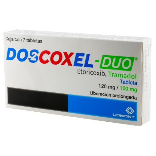 Doscoxel-Duo Lp 120/100 Mg Con 7 Tabletas
