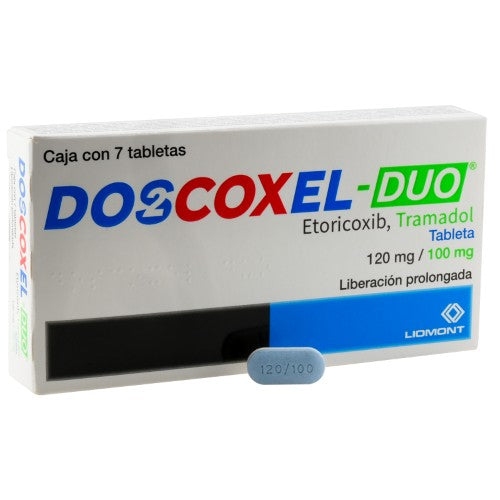 Doscoxel-Duo Lp 120/100 Mg Con 7 Tabletas