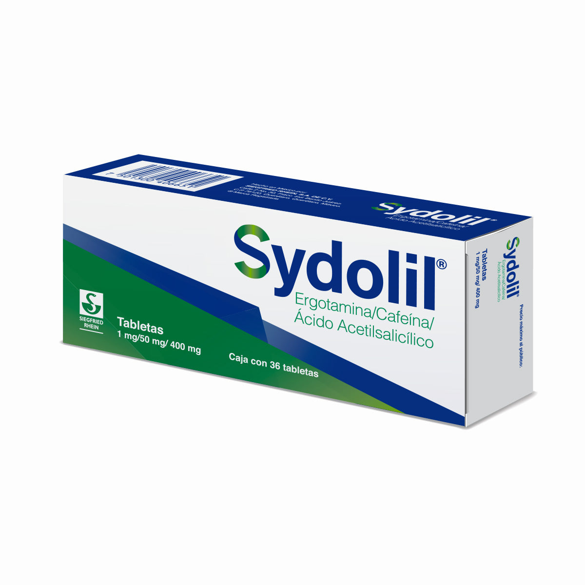 Sydolil - Caja Con 36 Tabletas (Ergotamina)