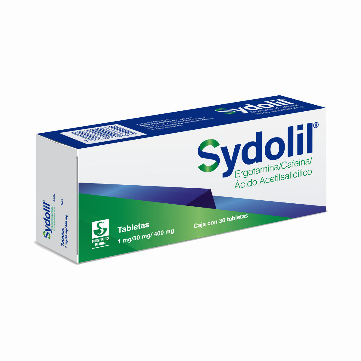 Sydolil - Caja Con 36 Tabletas (Ergotamina)