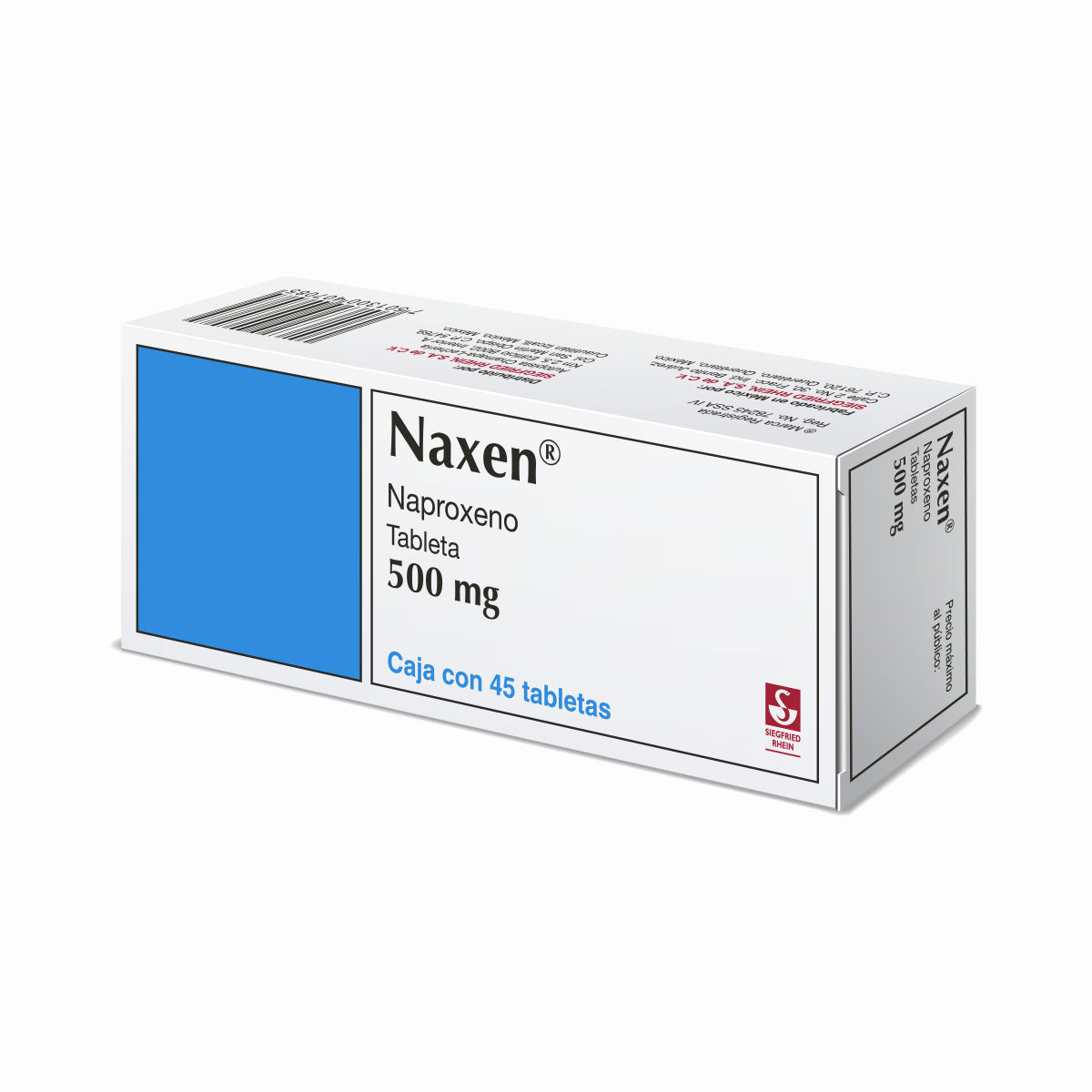 Naxen 500 Mg Tabletas 45