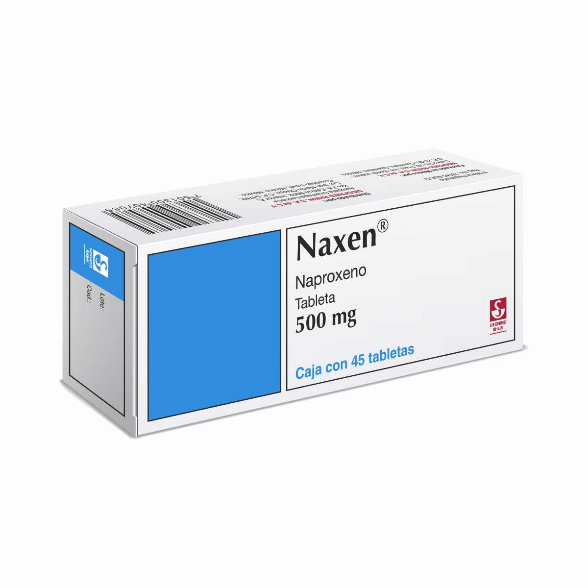 Naxen 500 Mg Tabletas 45