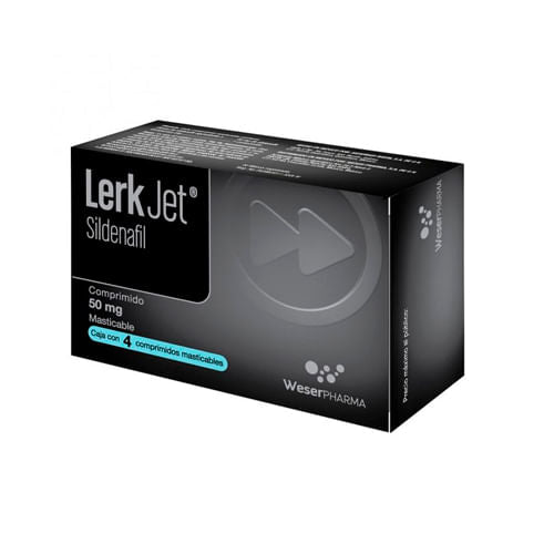 Lerk Jet 50 Mg Con 4 Comprimidos Masticables