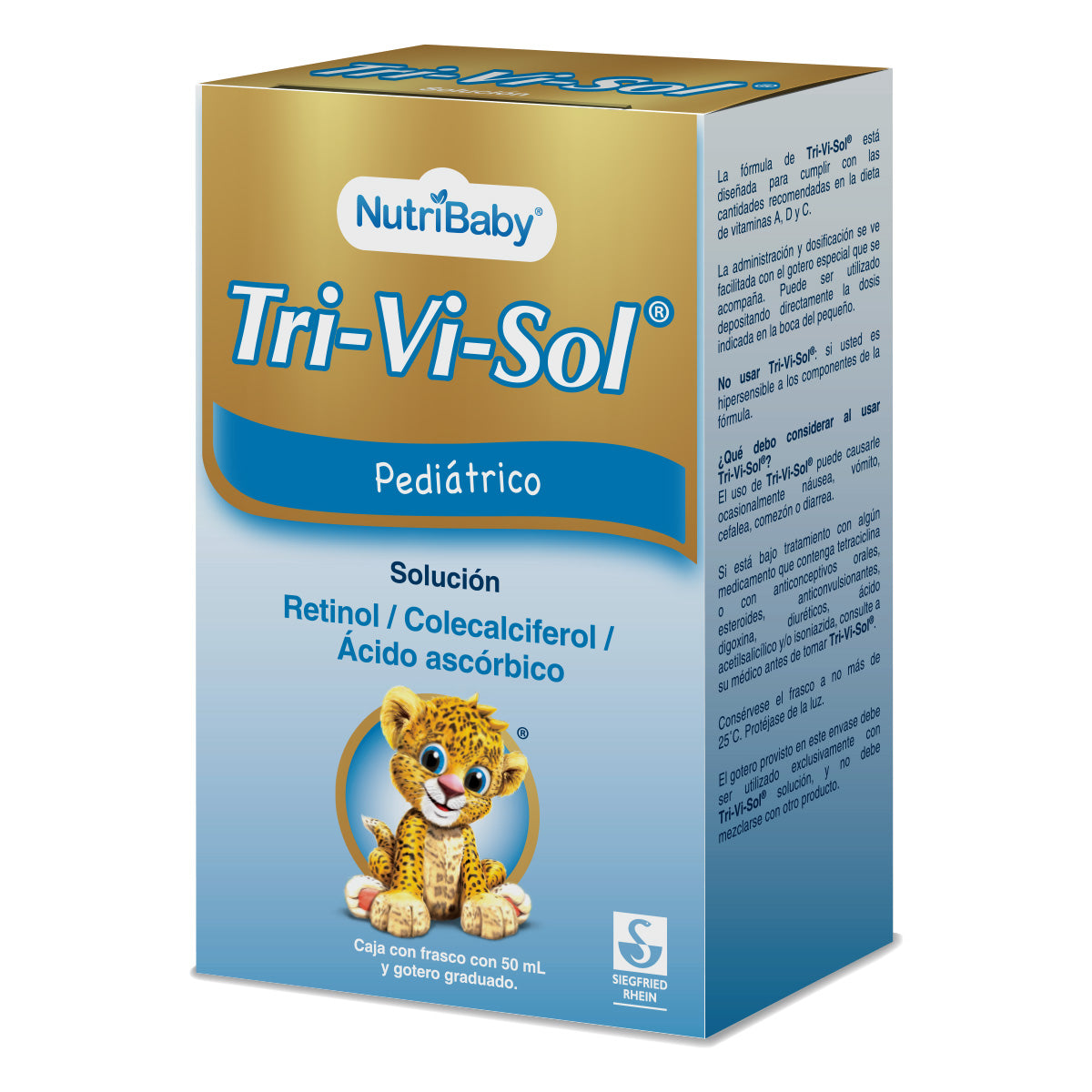 Tri-Vi-Sol - Frasco Con Gotero De 60 Ml (Vitaminas A, D Y C)