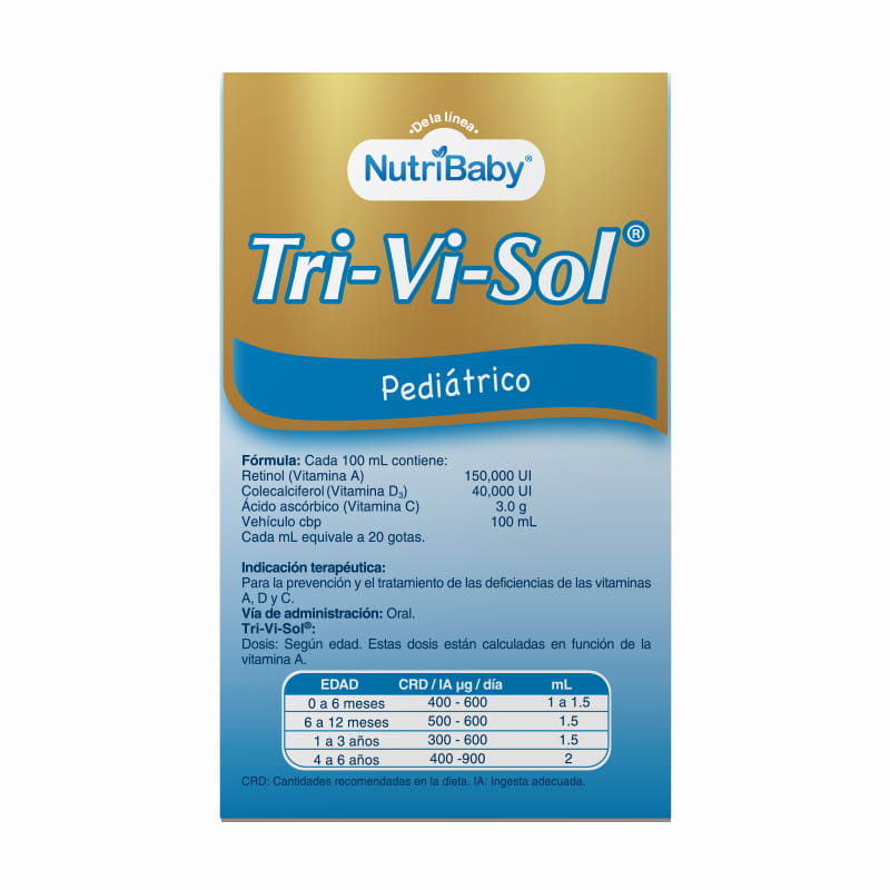 Tri-Vi-Sol Gotas Pediatricas 50 Ml