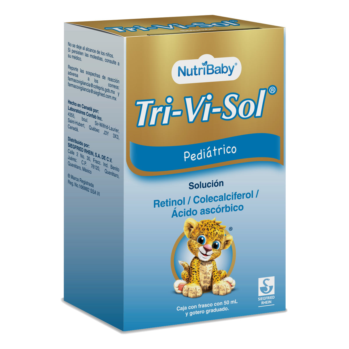Tri-Vi-Sol - Frasco Con Gotero De 60 Ml (Vitaminas A, D Y C)