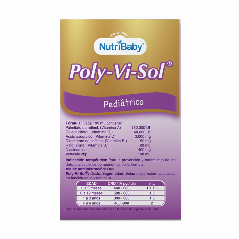 Poly-Vi-Sol - Frasco Con Gotero 50 Ml